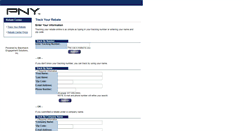 Desktop Screenshot of pnyrebates.com